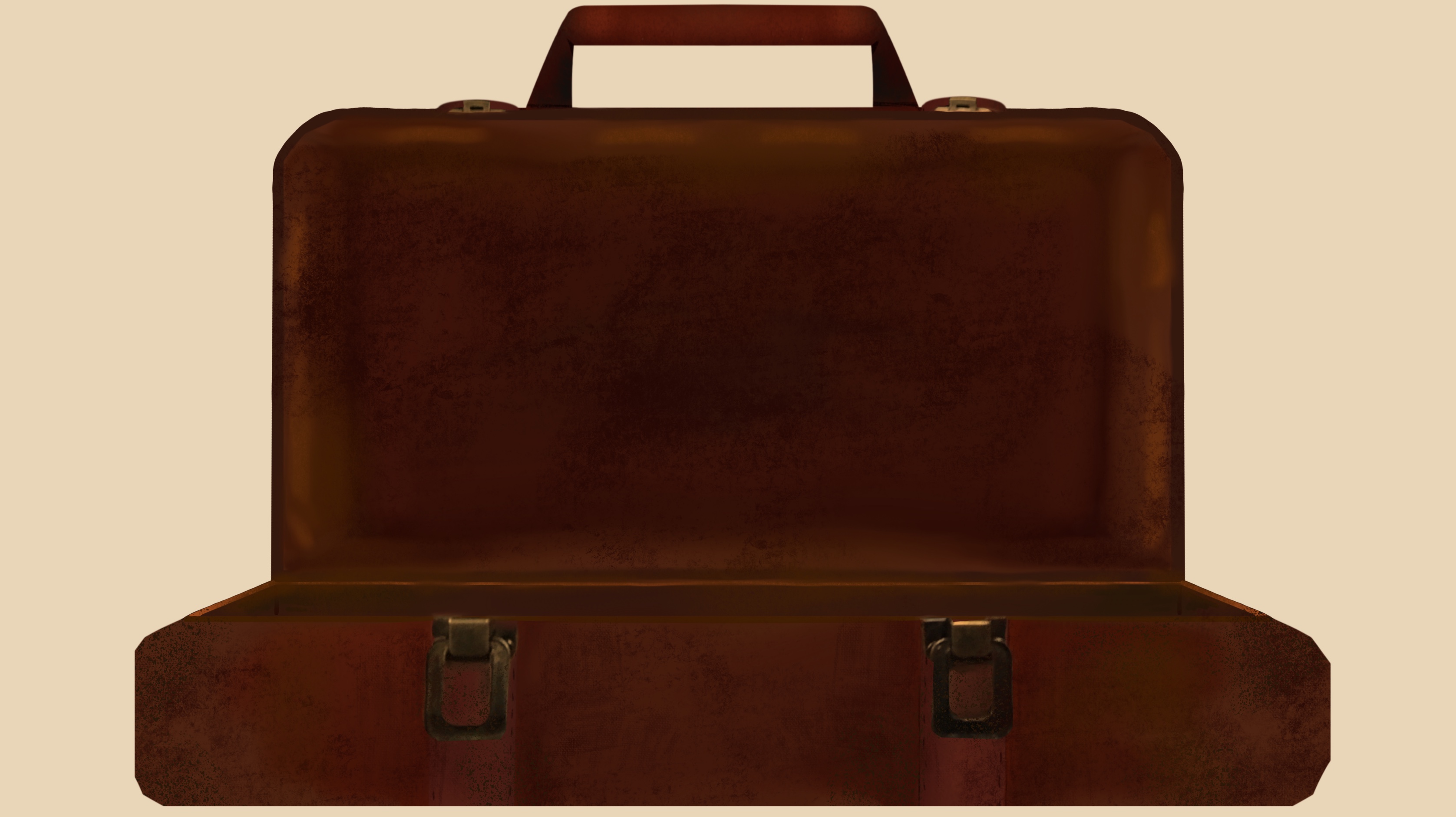 open suitcase